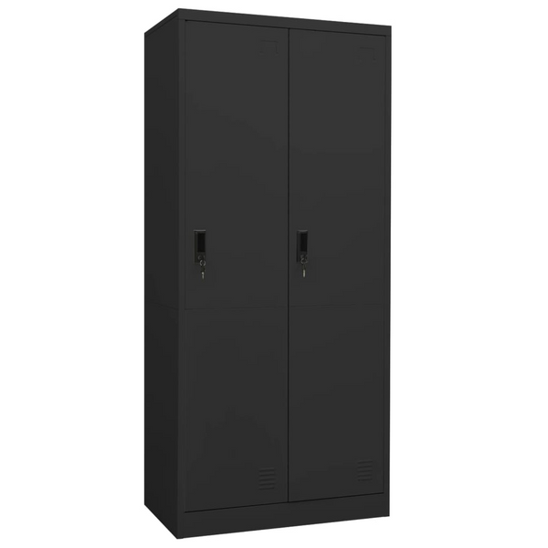 vidaXL Wardrobe Anthracite 31.5"x19.7"x70.9" Steel