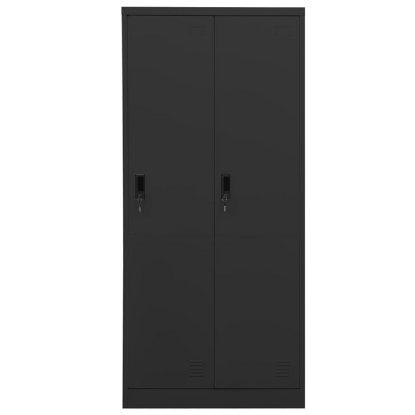 vidaXL Wardrobe Anthracite 31.5"x19.7"x70.9" Steel